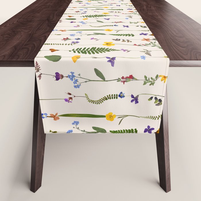Pressed Florals Table Runner Gallery Image 1