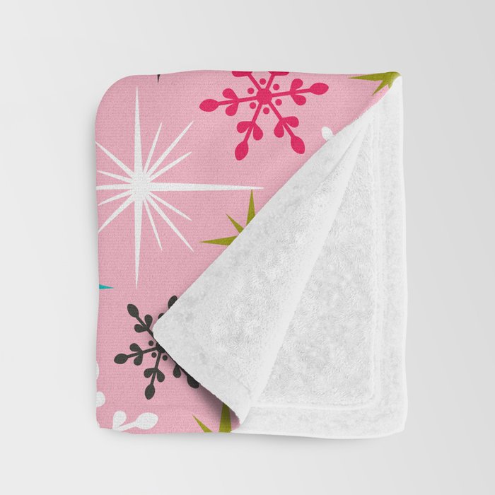 Stardust Pink Throw Blanket Gallery Image 3