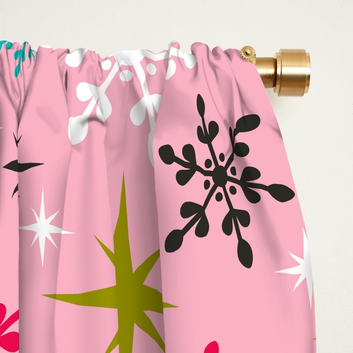 Stardust Pink Window Curtain Gallery Image 2