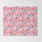 Stardust Pink Throw Blanket Gallery Image 2