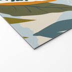 Modern exotic jungle cocoa beans, flowers and plants illustration Welcome Mat Gallery Image 2