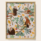 RED PANDAS IN WILD NATURE 10 Serving Tray Gallery Image 1