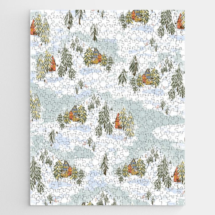 Winter wonderland illustration  Jigsaw Puzzle Gallery Image 1