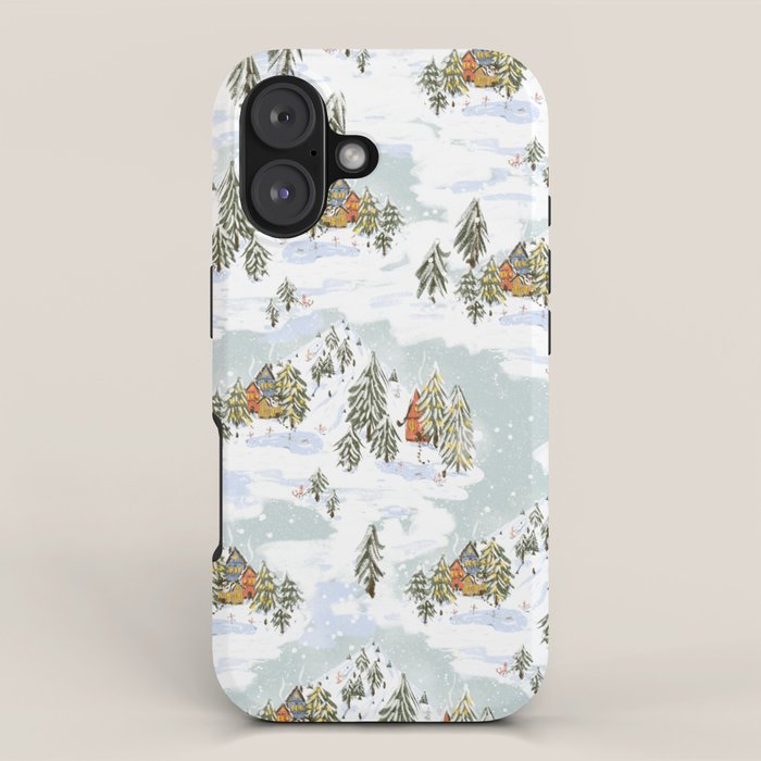 Winter wonderland illustration  iPhone Case Gallery Image 1