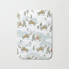 Winter wonderland illustration  Bath Mat Gallery Image 1
