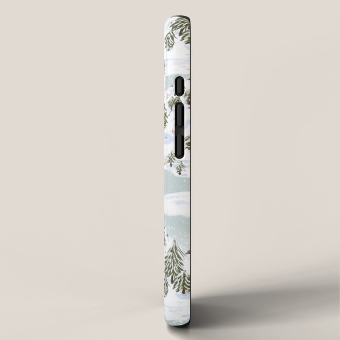 Winter wonderland illustration  iPhone Case Gallery Image 2
