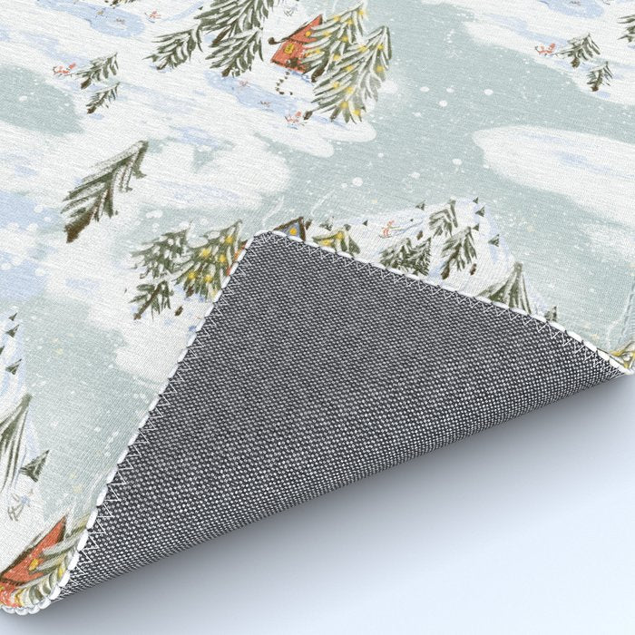 Winter wonderland illustration  Rug Gallery Image 4