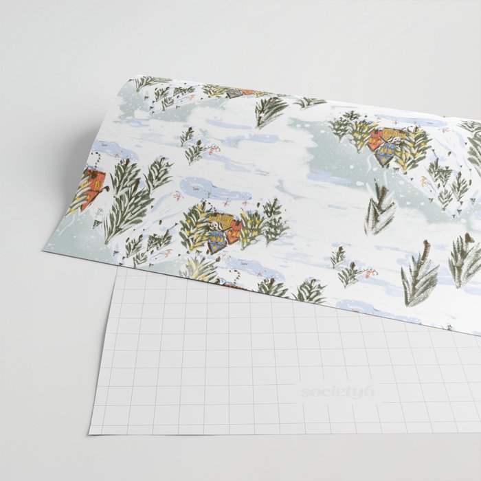 Winter wonderland illustration  Wrapping Paper Gallery Image 2