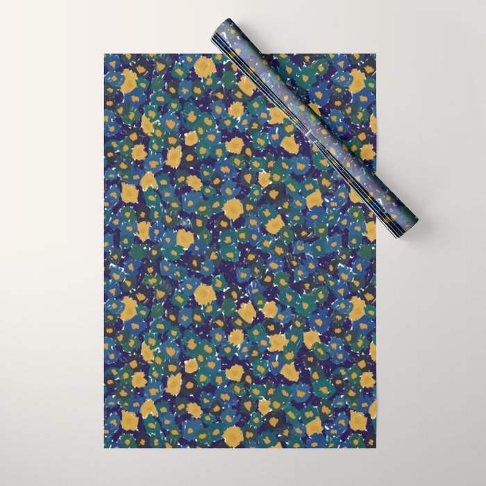 Night-Blooming Flowers Wrapping Paper Gallery Image 1