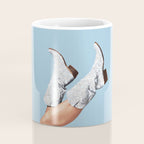 These Boots - Glitter Blue Coffee Mug Gallery Image 4