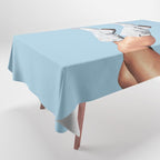 These Boots - Glitter Blue Tablecloth Gallery Image 1