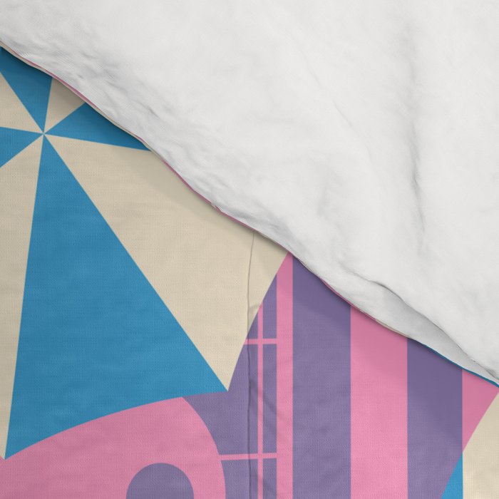 Retro 80s Swimming Pool Comforter Gallery Image 4