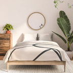 Abstract line art 48a Comforter Gallery Image 3