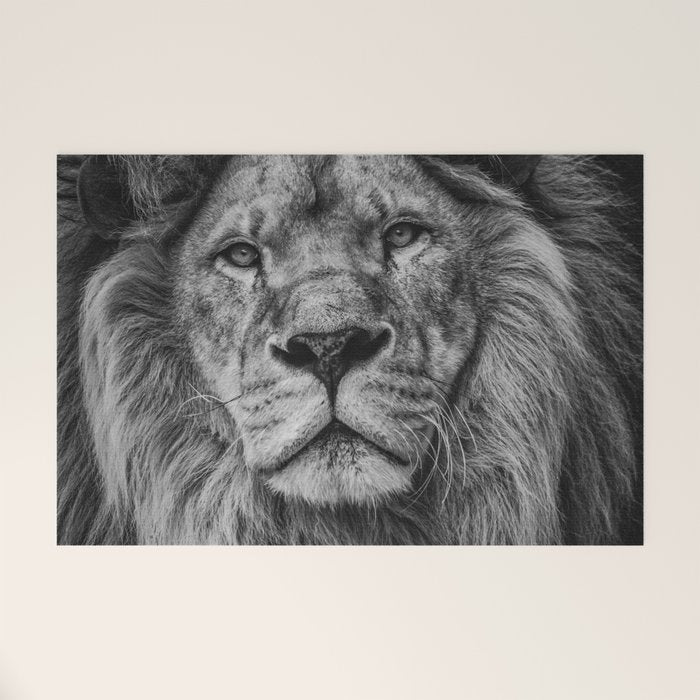 Fierce Lion Welcome Mat Gallery Image 1