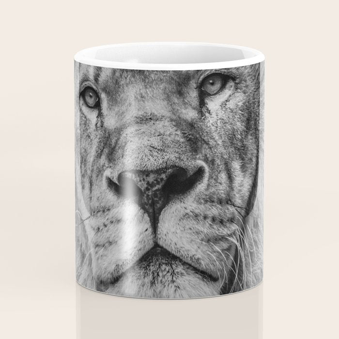 Fierce Lion Coffee Mug Gallery Image 4