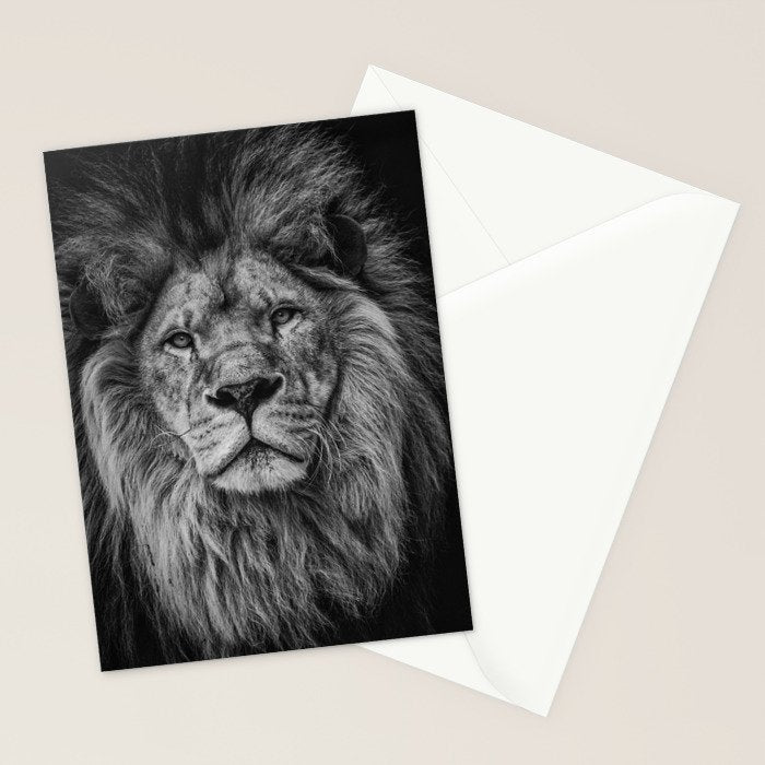 Fierce Lion Stationery Card Gallery Image 2