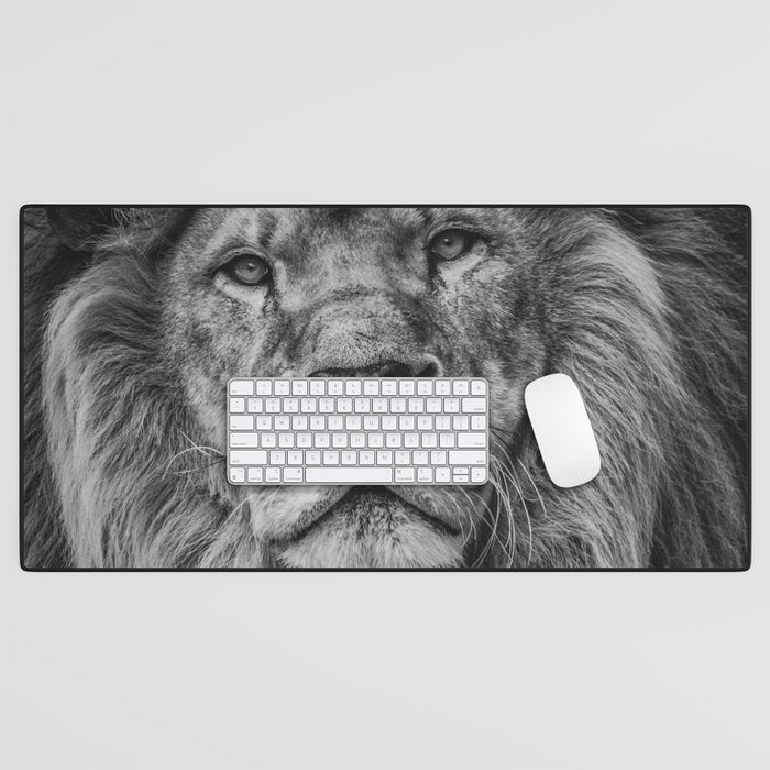 Fierce Lion Desk Mat Gallery Image 1