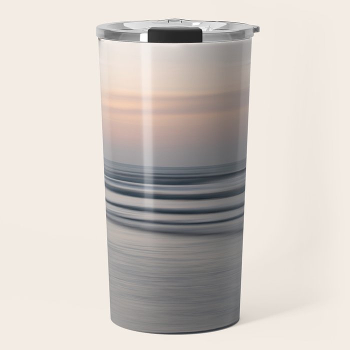 Still Horizon Minimal Seascape Photography Travel Mug Gallery Image 1