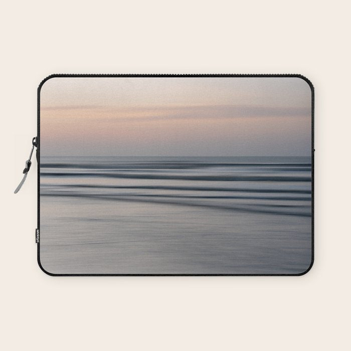 Still Horizon Minimal Seascape Photography Laptop Sleeve Gallery Image 1