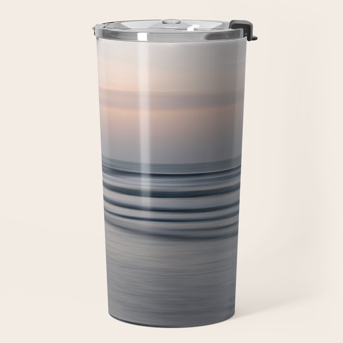 Still Horizon Minimal Seascape Photography Travel Mug Gallery Image 2