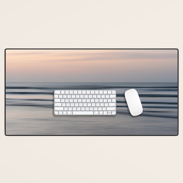 Still Horizon Minimal Seascape Photography Desk Mat Gallery Image 1