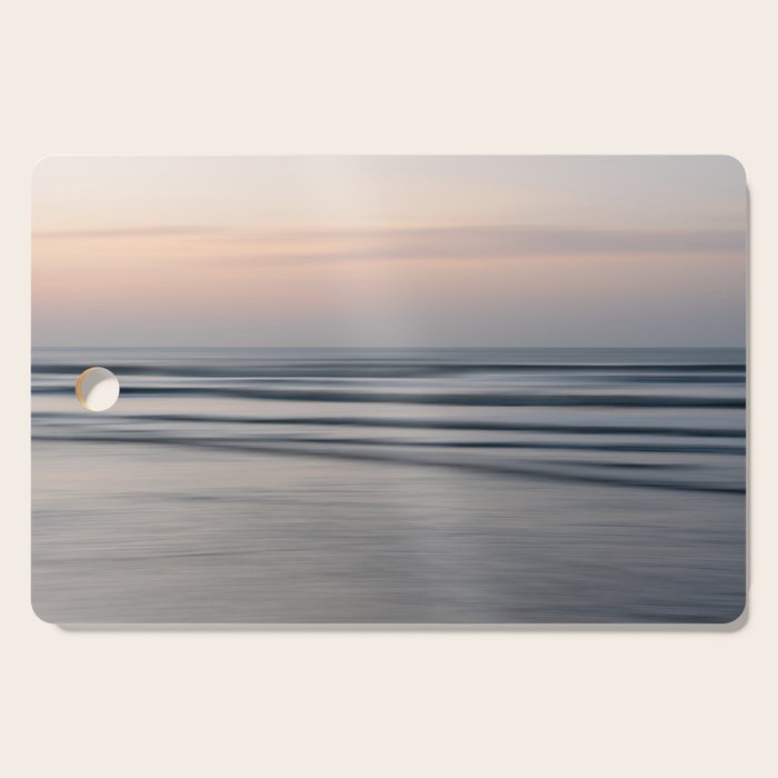 Still Horizon Minimal Seascape Photography Cutting Board Gallery Image 1