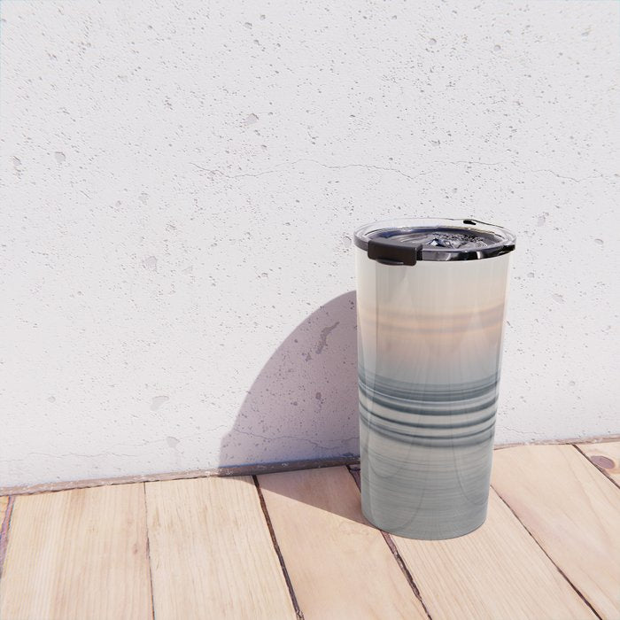 Still Horizon Minimal Seascape Photography Travel Mug Gallery Image 4