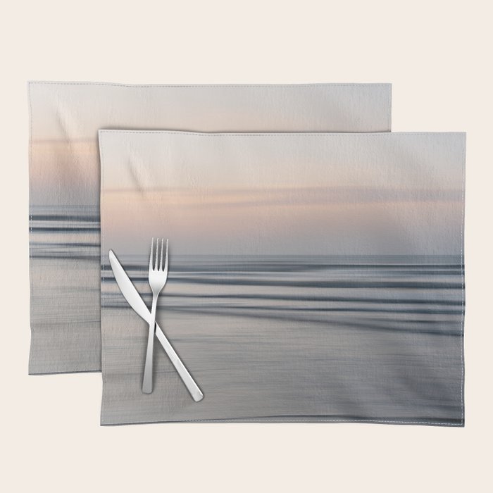 Still Horizon Minimal Seascape Photography Placemat Gallery Image 1