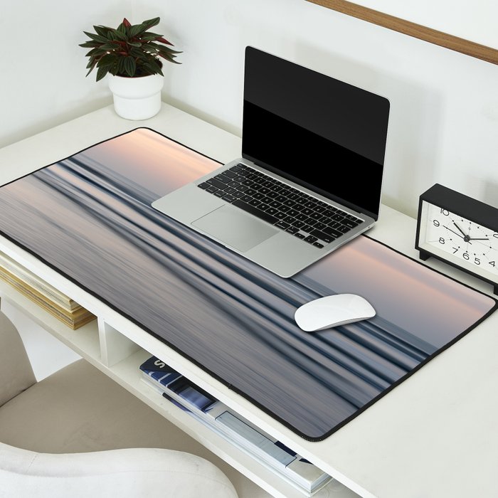 Still Horizon Minimal Seascape Photography Desk Mat Gallery Image 2