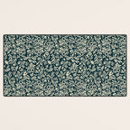 Bold Folk floral pattern Desk Mat Gallery Image 3