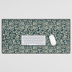 Bold Folk floral pattern Desk Mat Gallery Image 1