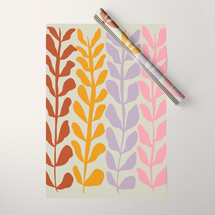 Pastel Petals Wrapping Paper Gallery Image 1