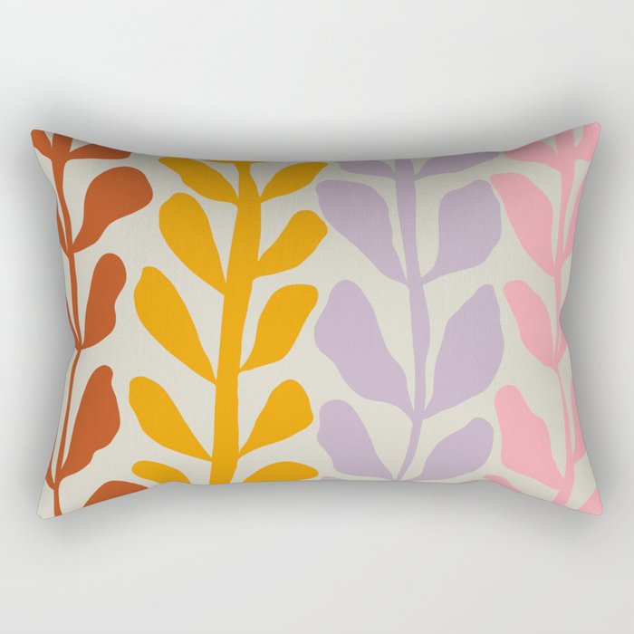Pastel Petals Rectangular Pillow Gallery Image 2