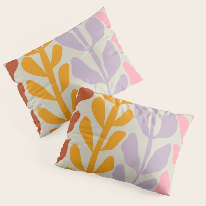 Pastel Petals Pillow Sham Gallery Image 1