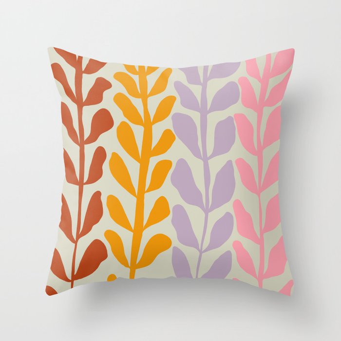 Pastel Petals Throw Pillow Gallery Image 6