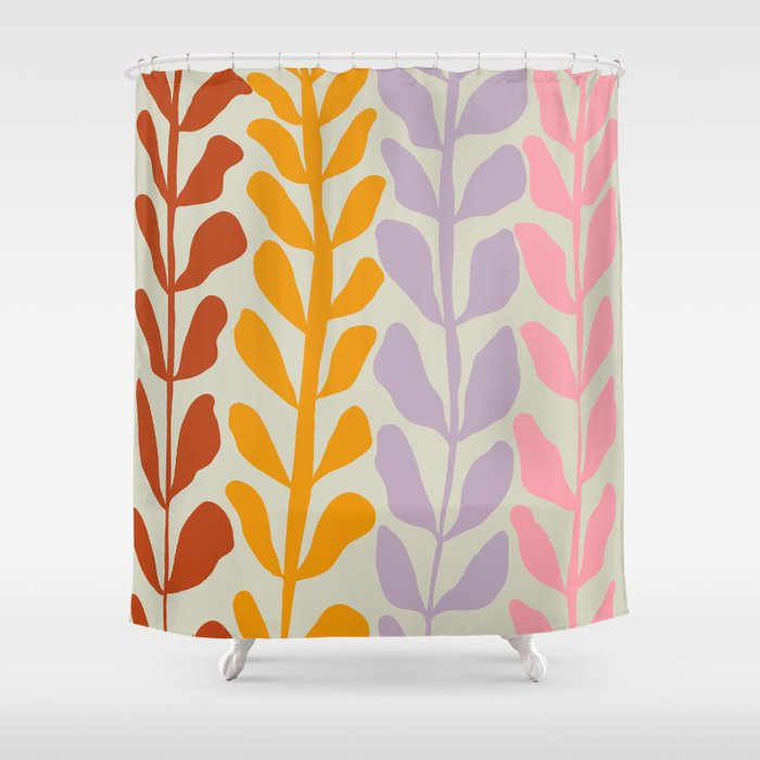Pastel Petals Shower Curtain Gallery Image 1