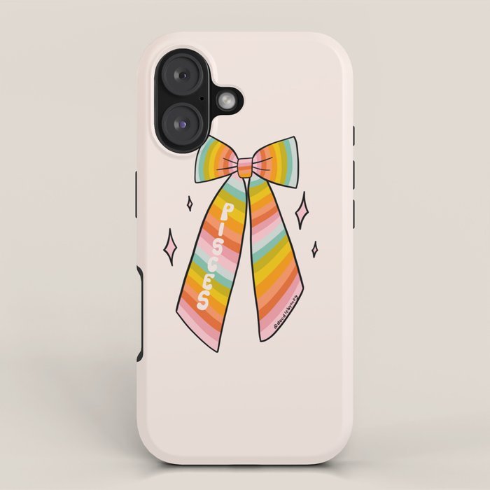 Pisces Bow iPhone Case Gallery Image 1