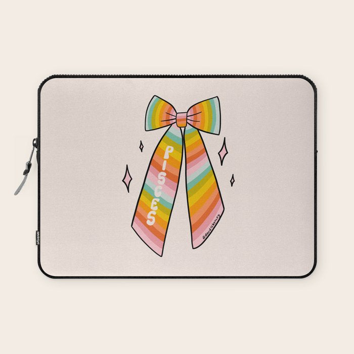 Pisces Bow Laptop Sleeve Gallery Image 1