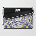 Tile wild leaves starry BY Laptop Sleeve Gallery Image 2