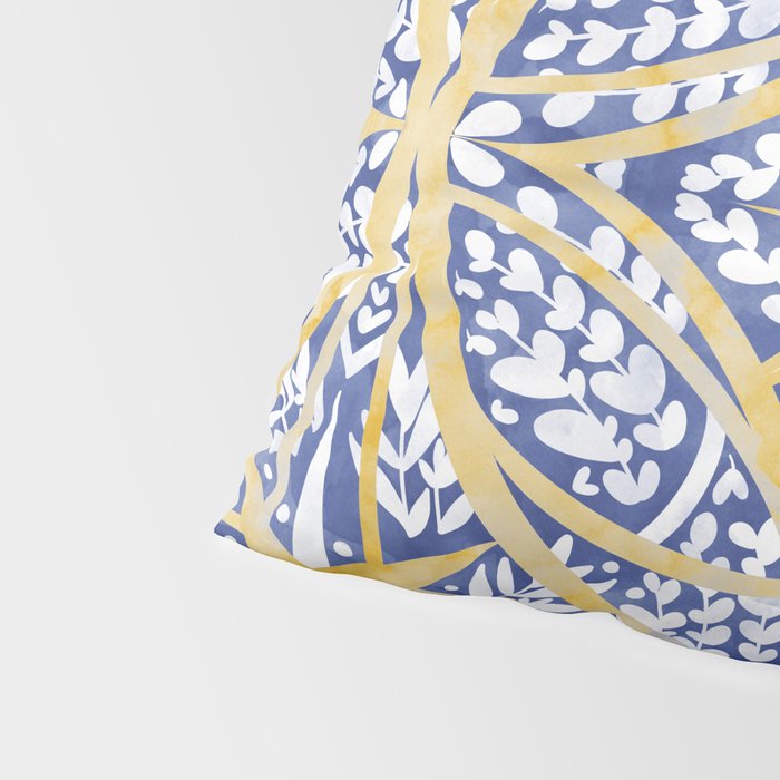 Tile wild leaves starry BY Pillow Sham Gallery Image 4