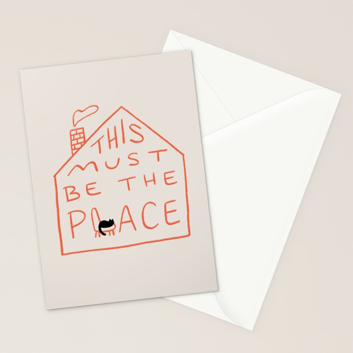 This Must be the Place Stationery Card Gallery Image 2