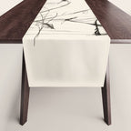 Two Geese - Minimalist Drawing Table Runner Gallery Image 1