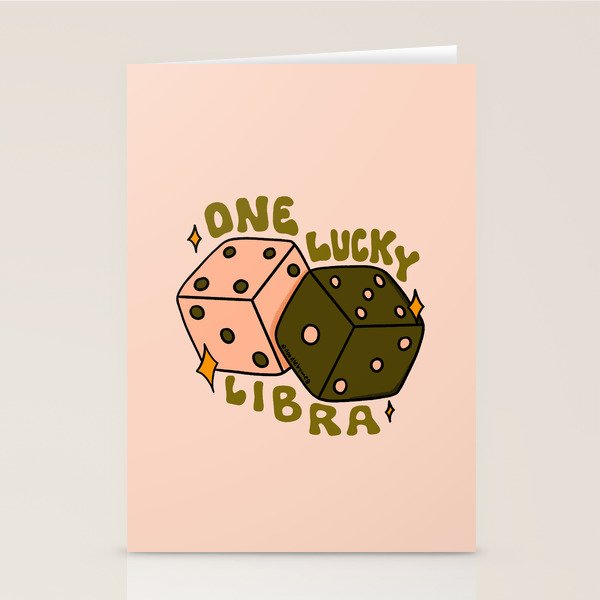 One Lucky Libra Stationery Card Gallery Image 2