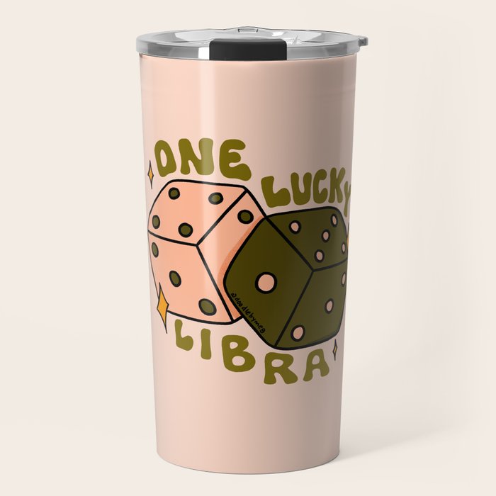 One Lucky Libra Travel Mug Gallery Image 1