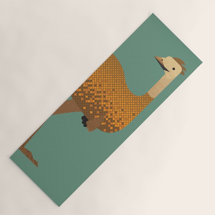 Whimsy Emu Yoga Mat Gallery Image 1