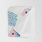 Pink Rain Pattern Throw Blanket Gallery Image 3