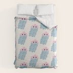 Pink Rain Pattern Duvet Cover Gallery Image 6