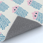 Pink Rain Pattern Rug Gallery Image 4