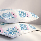 Pink Rain Pattern Pillow Sham Gallery Image 3
