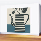 Teapot Garden 1 Wall Mural Gallery Image 2